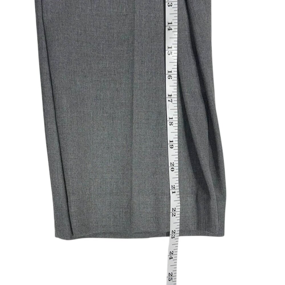 Talbots Heritage Fit Cropped Trousers Gray Size 12 - Picture 7 of 9